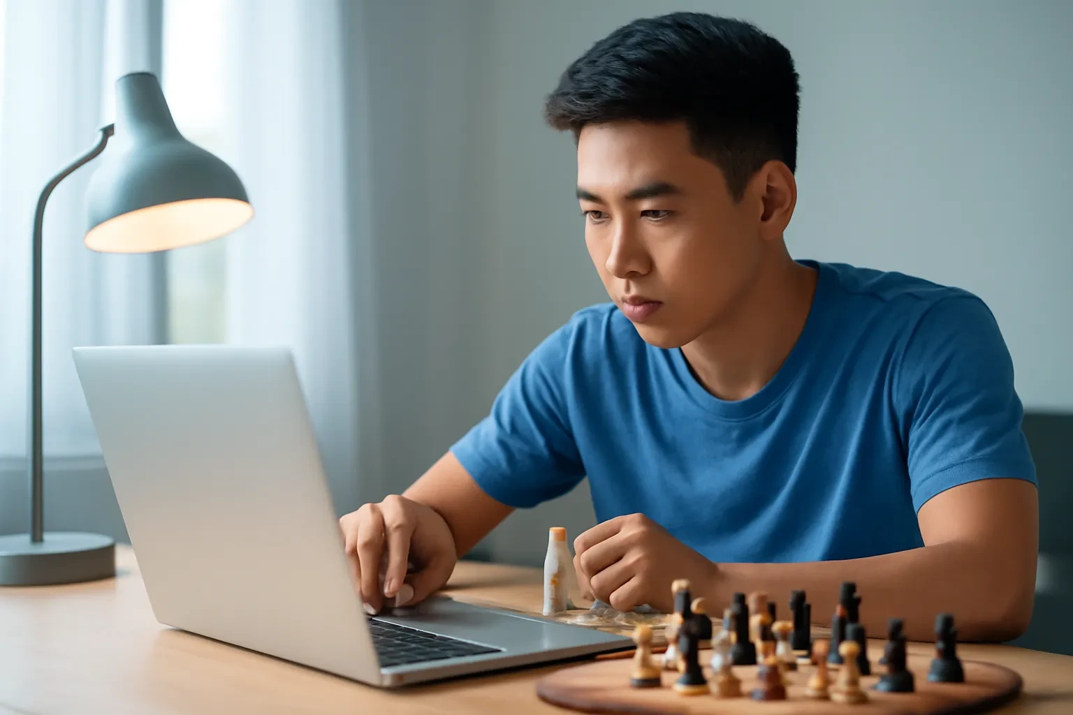 Luyện tàn cuộc với máy: bày thế, chọn mức mạnh nhất, chơi cả hai phía, dùng đánh giá của máy để biết thắng hay hoà và lặp lại tới khi thành phản xạ